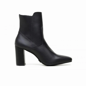 Janet Sport Ankle Boots 'Elza Women's High-Heeled Vegan Boot by Ahimsa - Black