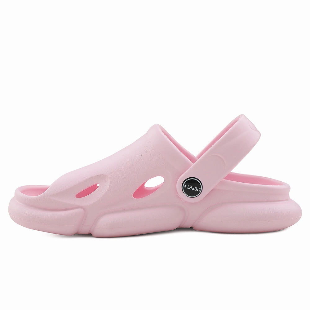 2 Inch Clogs A-HA Pink Casual Clogs For Kids BEACHFIT01 By Liberty