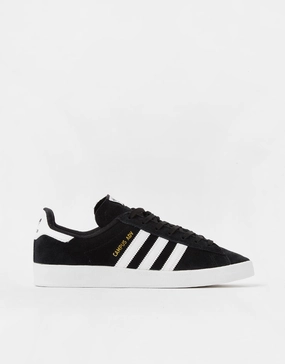 adidas Campus ADV Skate Shoes - Core Black/White/White Skate Kyle Walker Shoe