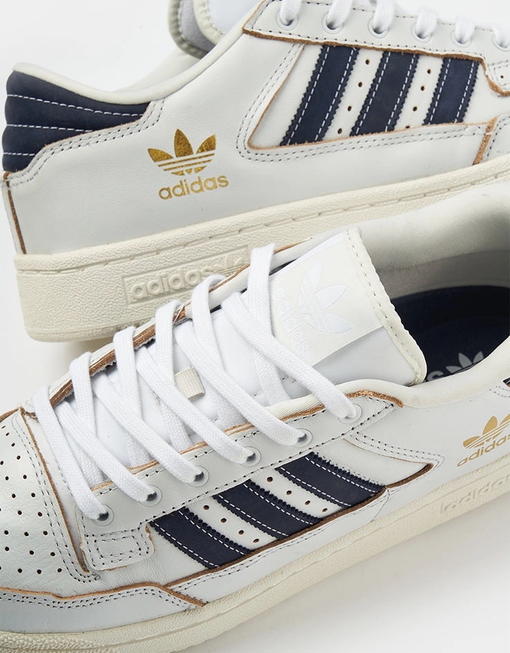 Skate Shoe Pros adidas Centennial 85 Low ADV Skate Shoes - Crystal White/Shadow Navy/Off White