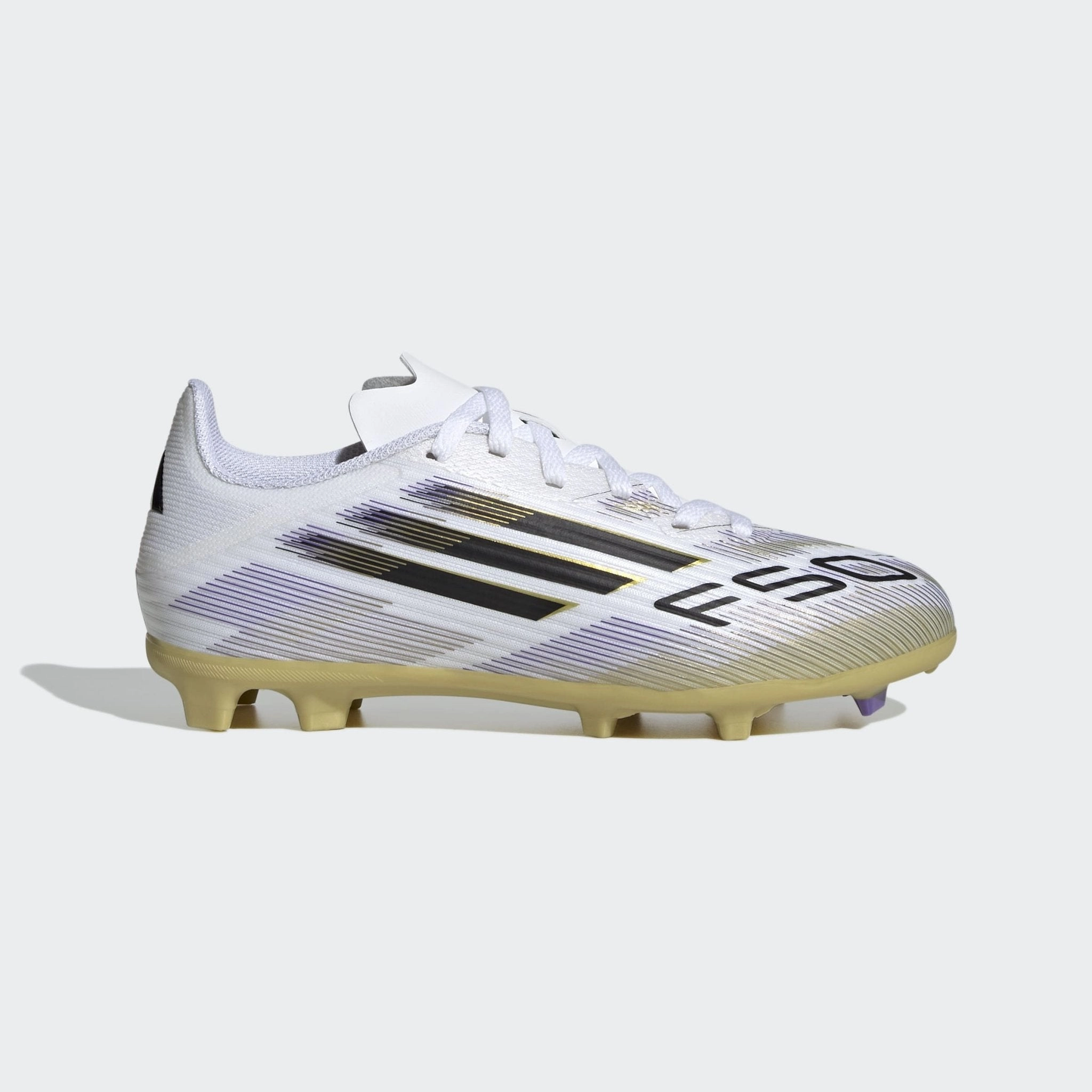 X Speedportal 3 Fg Soccer Cleats adidas F50 League Firm/Multi-Ground Boots Kids White/Black