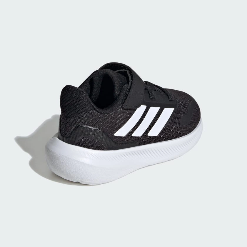 Adidas Kid's Runfalcon 5 Hook N' Loop Black/White Running Shoes Pokemon Black And White Running Shoes