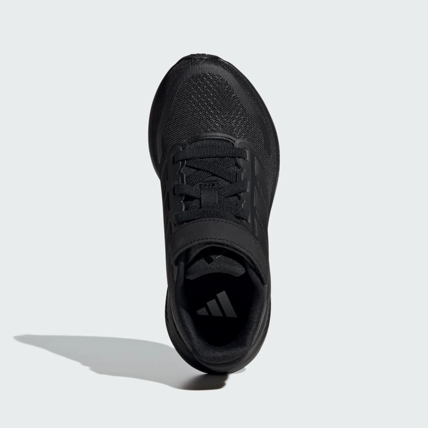 Good Shoes To Run In Adidas Kid's Runfalcon 5 Hook N' Loop Triple Black Running Soes