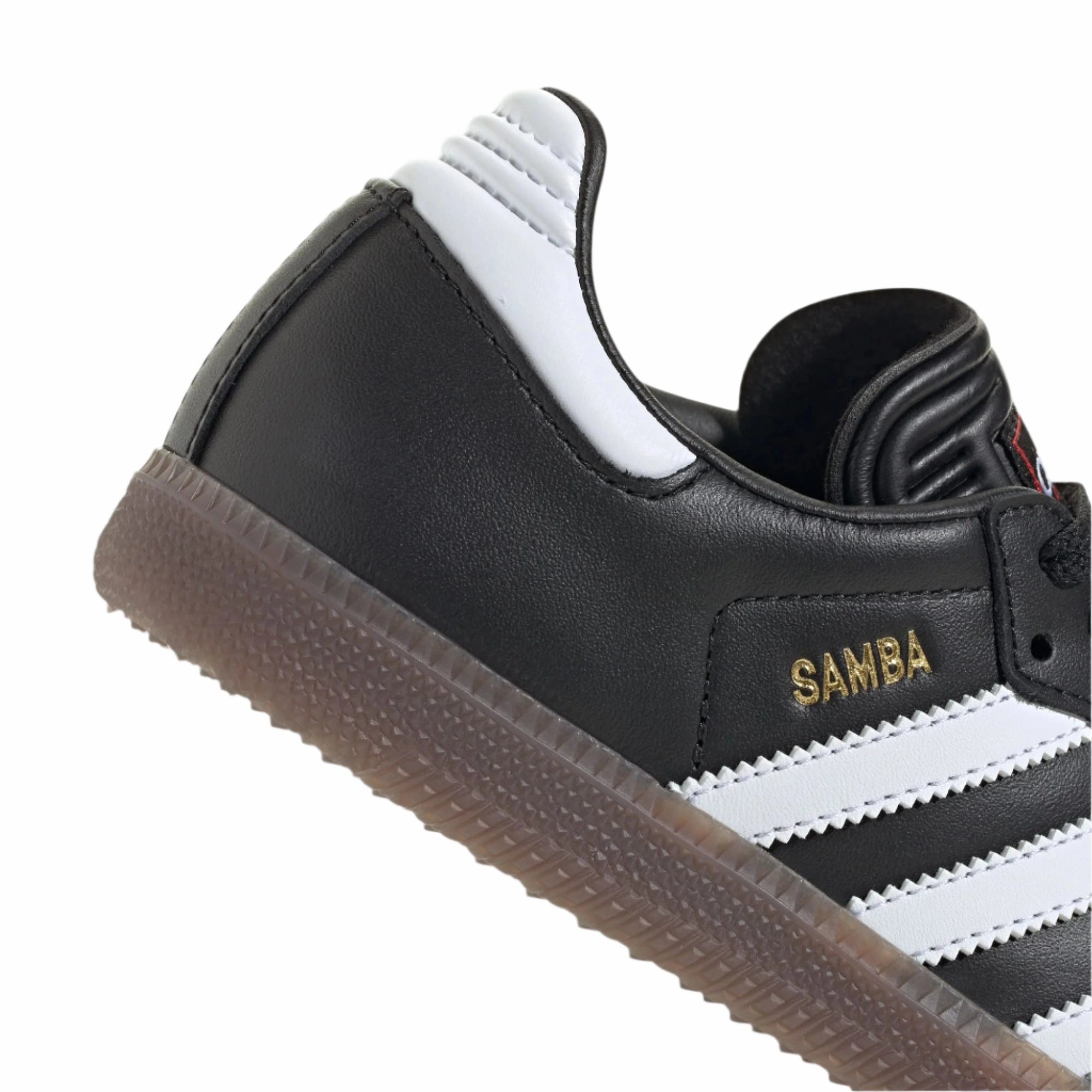 adidas Youth Jr. Samba Soccer Shoes J (Black/White) Soccer Cleats Size 12