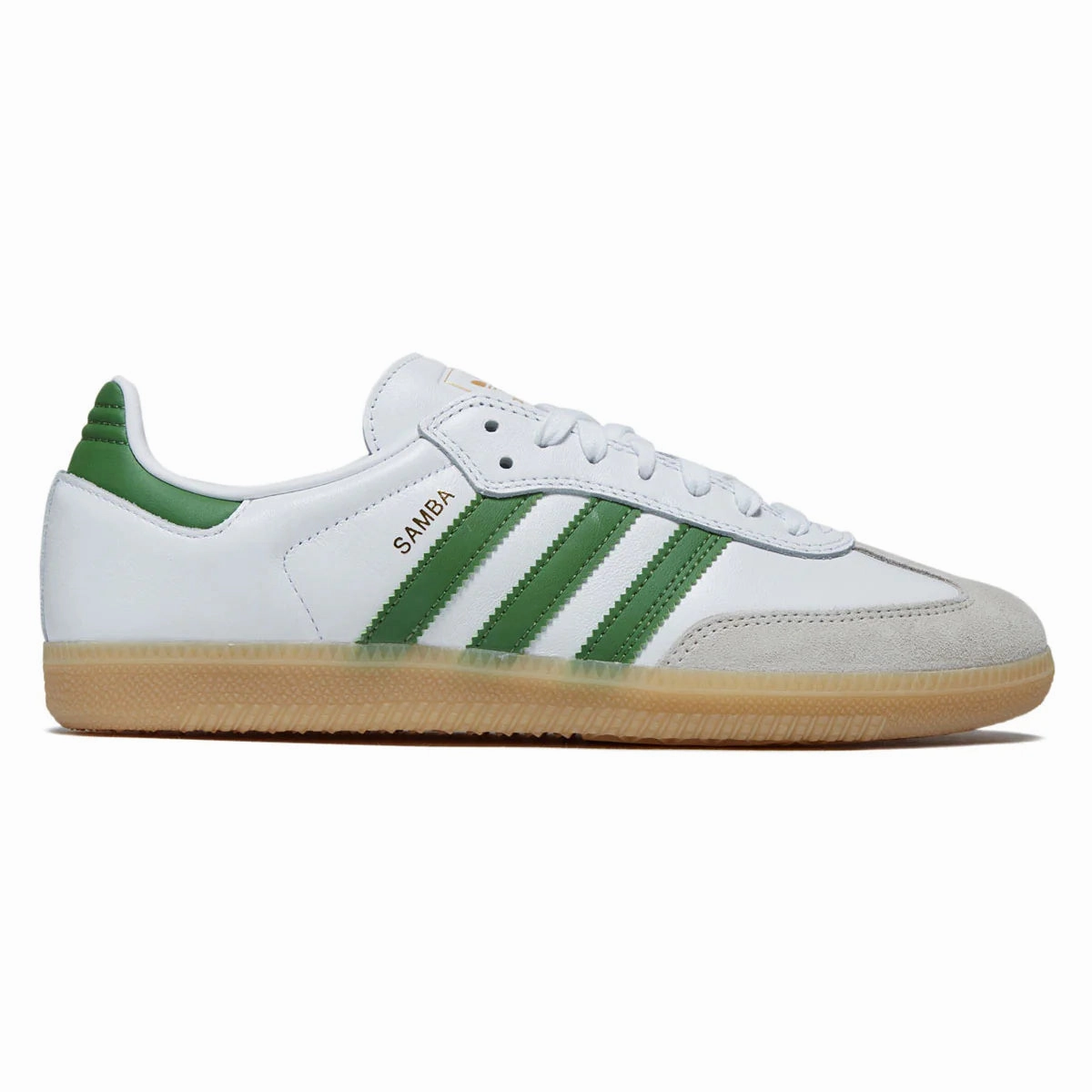 Shoes That Look Like Hockey Skates Adidas - Samba ADV (Cloud White/Crew Green/Gum)