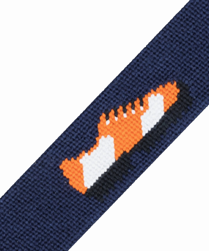 For Cheap Golf LOLONG Golf Men's Golf Shoes Needle Point Belt - Navy