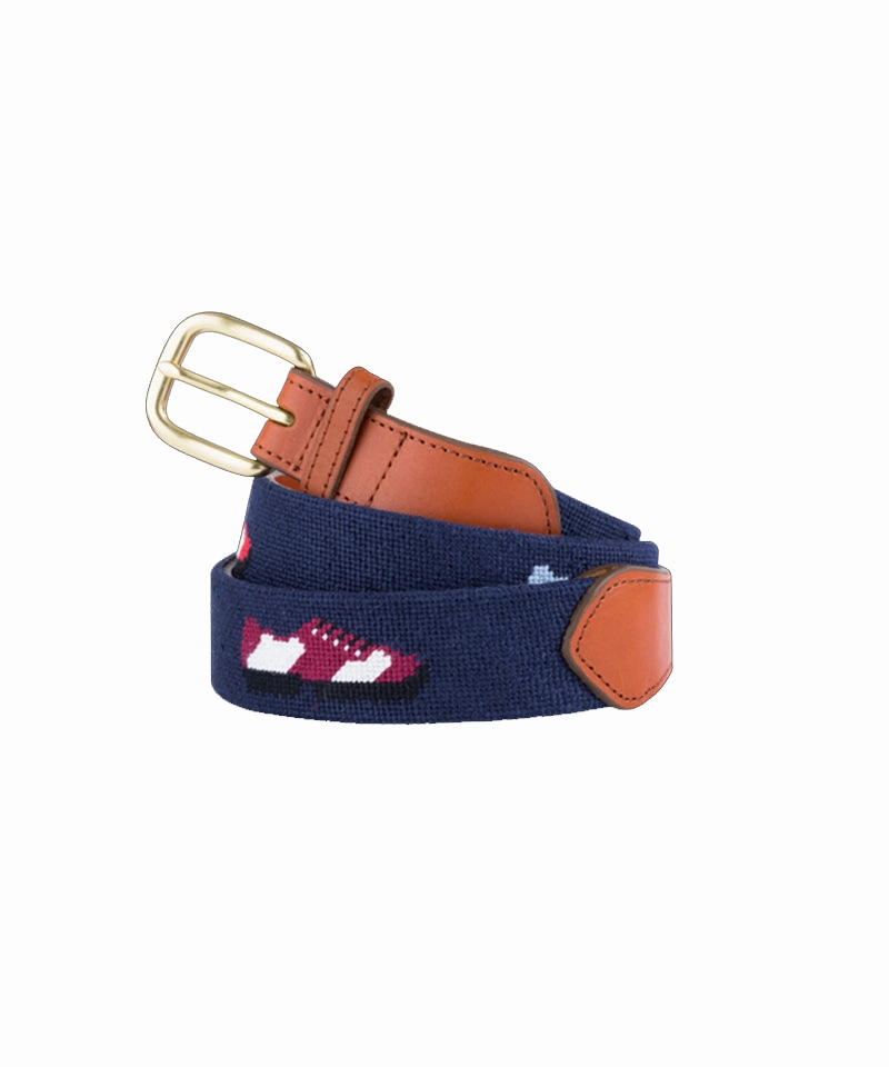 LOLONG Golf Men's Golf Shoes Needle Point Belt - Navy Golf Town Golf