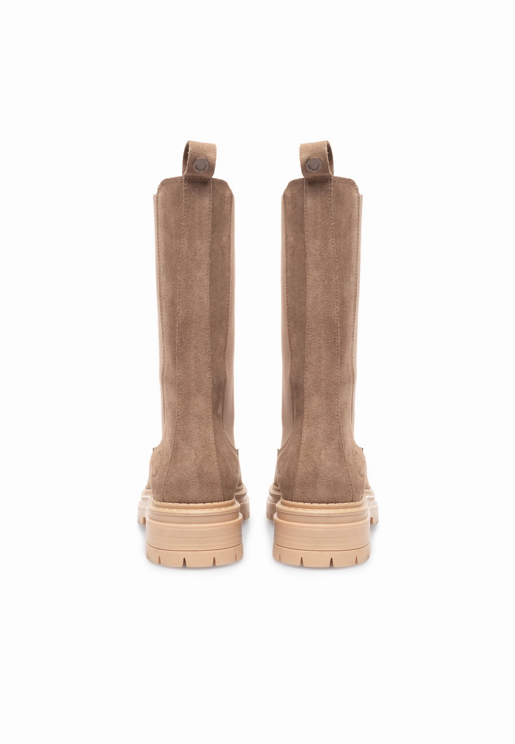 Cashannah Beige Suede High Chelsea Boots Sam Edelman Jaclyn Leather Chelsea Boots