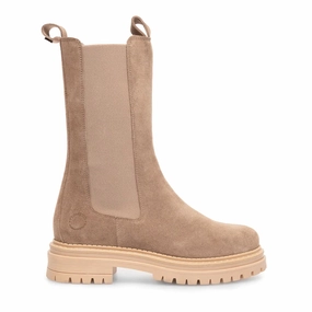 Boot New York Chelsea Boots Cashannah Beige Suede High Chelsea Boots
