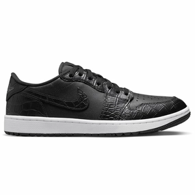 Air Jordan 1 Low G Black/Black/Iron Grey/White Spiked Air Max Golf