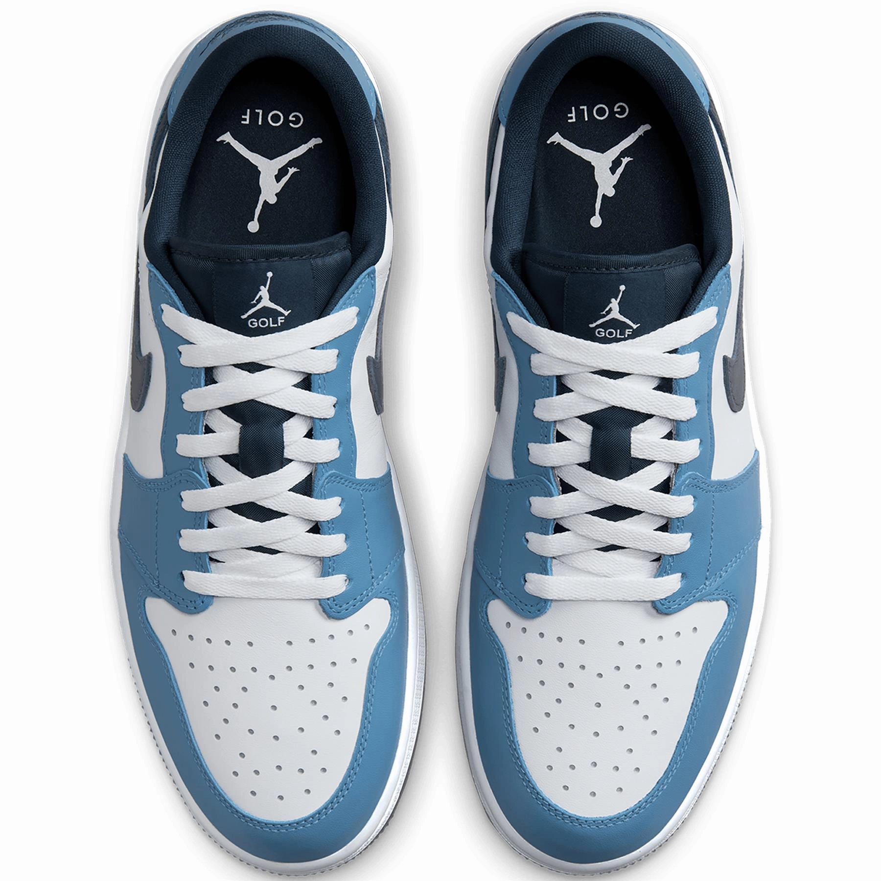 Air Jordan 1 Low G White/Armory Navy/Aegean Storm Cheap Golf Shoes