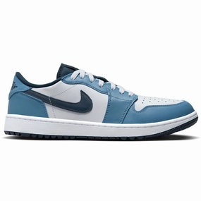 Air Jordan 1 Low G White/Armory Navy/Aegean Storm Arch Support Golf