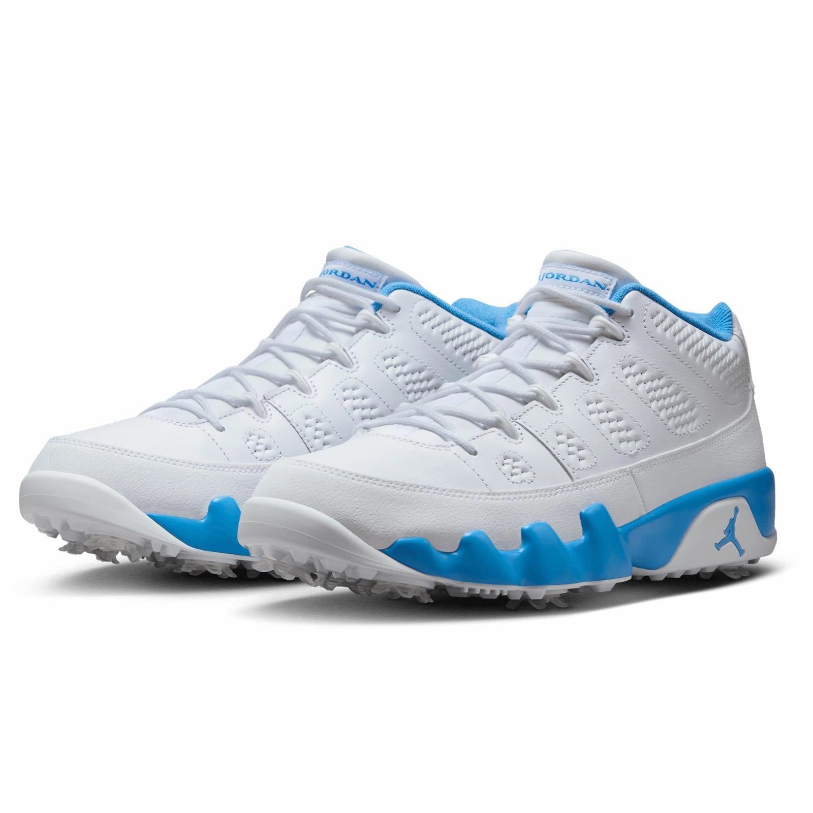 Air Jordan 9 Retro Golf Shoes White/University Blue/White Best Golf.