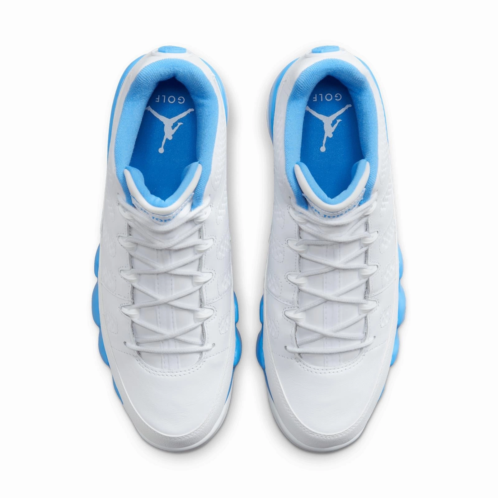 Question Golf Air Jordan 9 Retro Golf Shoes White/University Blue/White