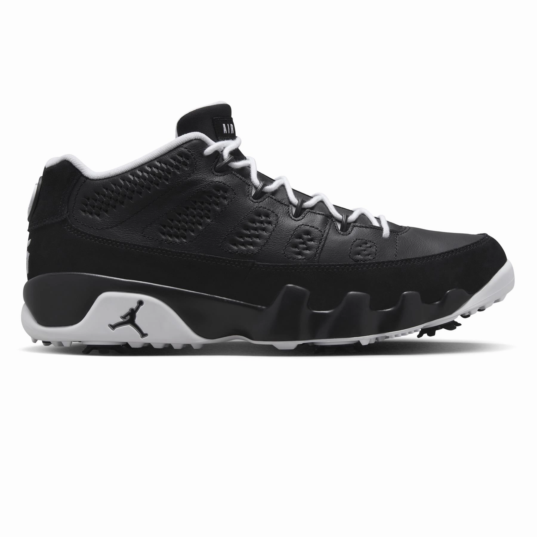 Air Jordan 9G Retro Golf Shoes Black/White/Metallic Red Ultra Boost Golf Shoes