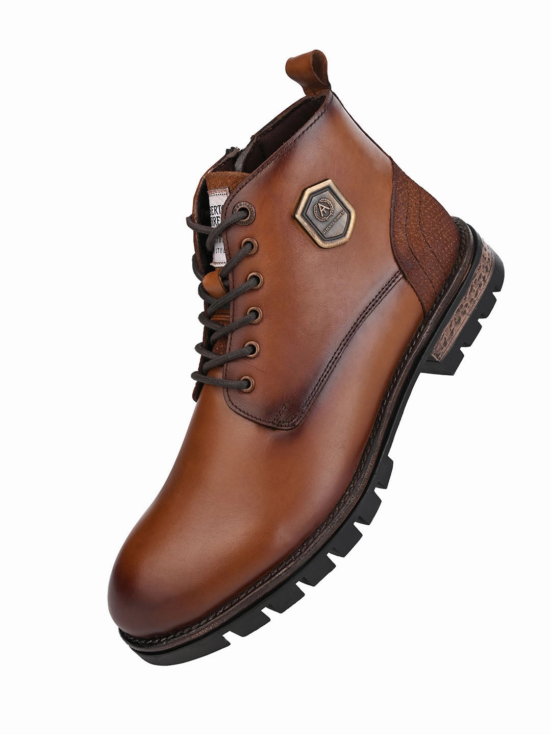 Alberto Torresi Headon Series Devl553 Pure Grain Leather Ankle Chukkas For Men Ortho Ankle Boots