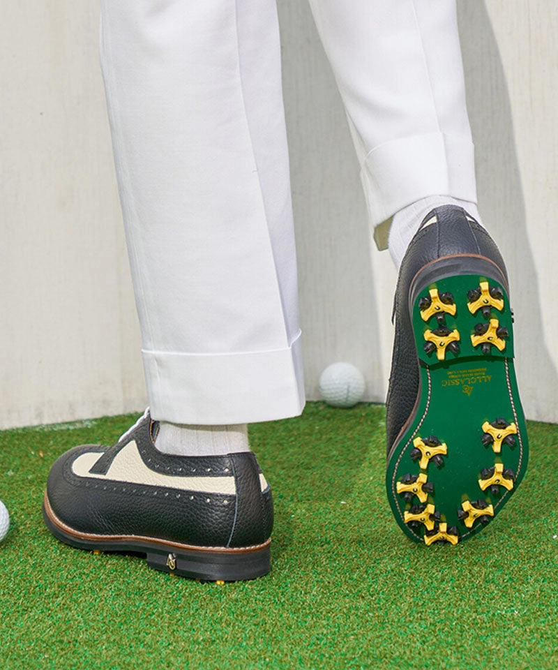 ALL CLASSIC Golf Noble Derby Classic Golf Shoes - Black Comfort Golf