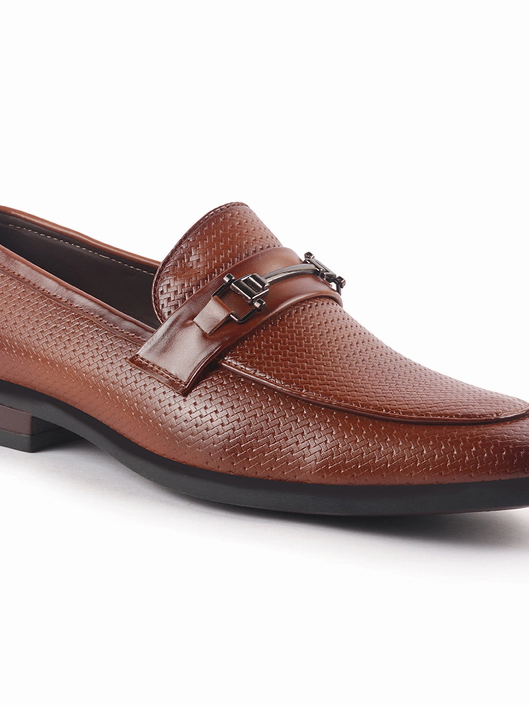 Best Shoe Insoles For Work Boots Men Tan Horsebit Buckle Textured Classic Party Formal Slip On Shoes|Memory Cushioned Insole Loafers for Office, Meeting, Wedding|All Day Comfort