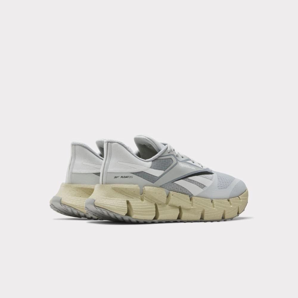 Running Shoes For Hiking Reebok Footwear Men FloatZig 1 Shoes GREY1/GREY2/CLASSIC BEIGE
