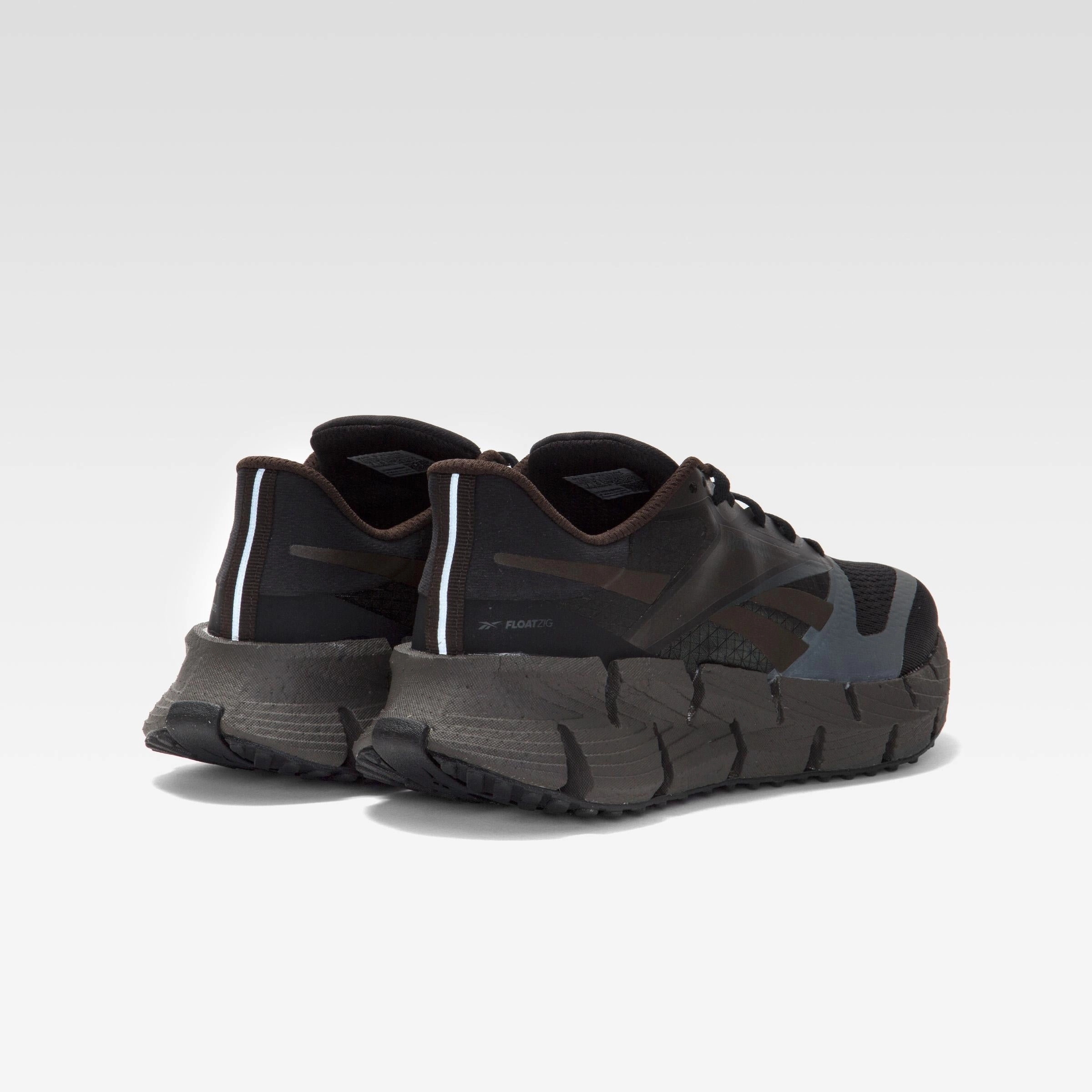 Cloud Running Shoe Reebok Footwear Men FloatZig 1 Shoes BLACK/DARK MATTER/GREY 6