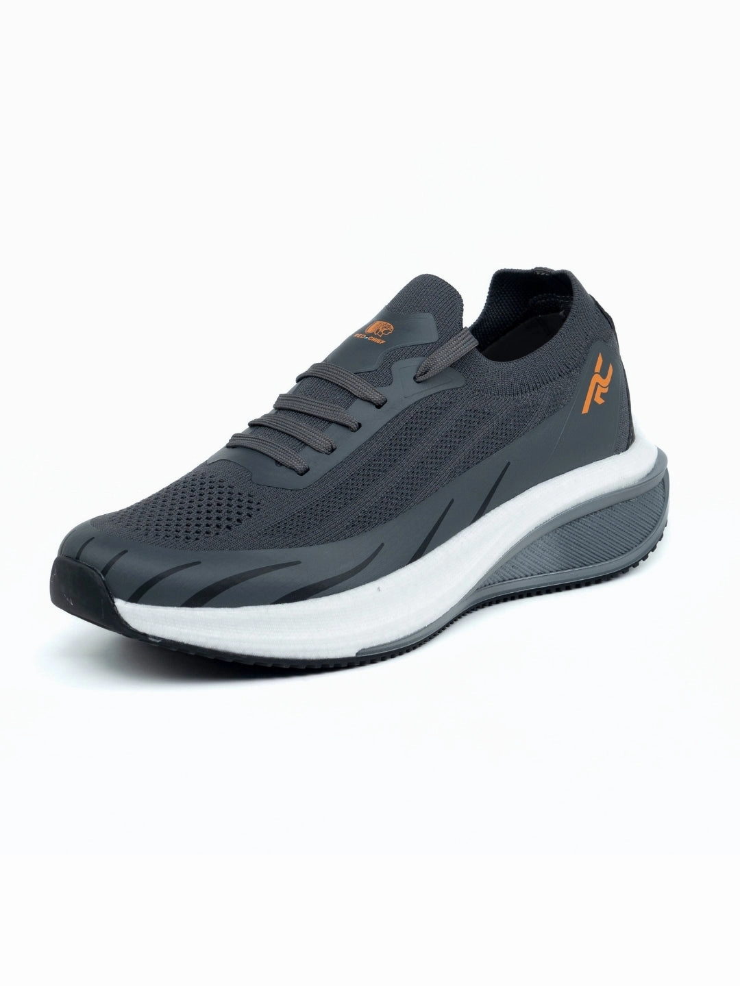 Running Shoes With Great Arch Support Red Chief Sports Dark Gray Running Shoes For Men R1723 F031