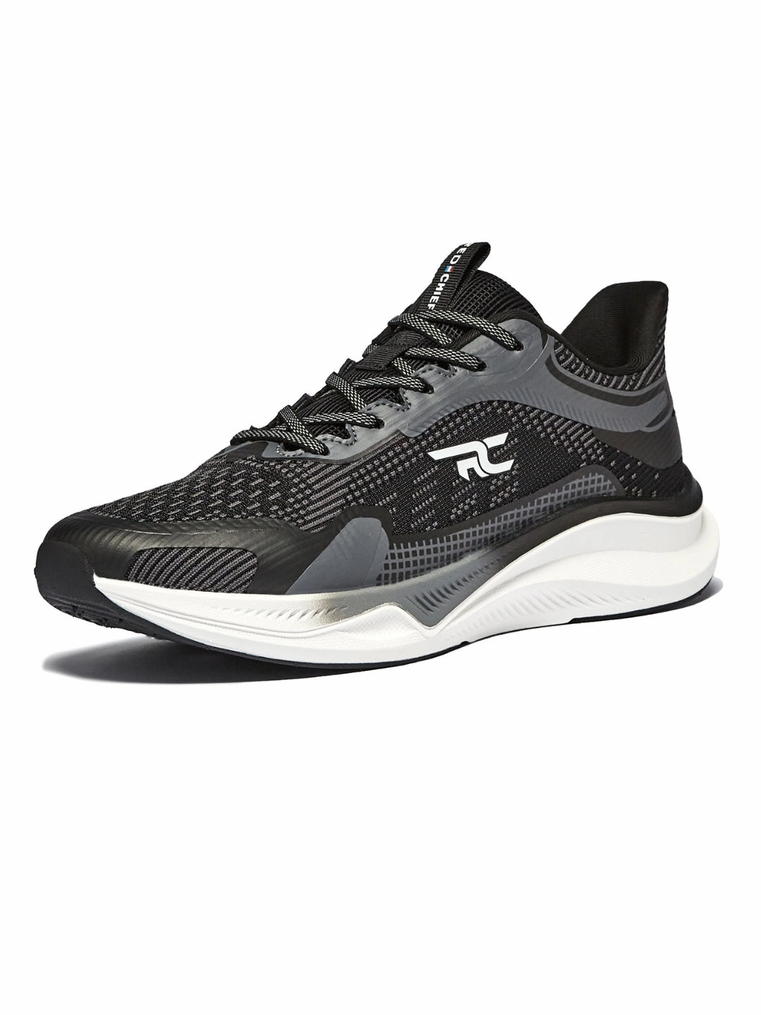 Soulstride Trail Running Shoes Red Chief Sports Black Running Shoes For Men R1709 001