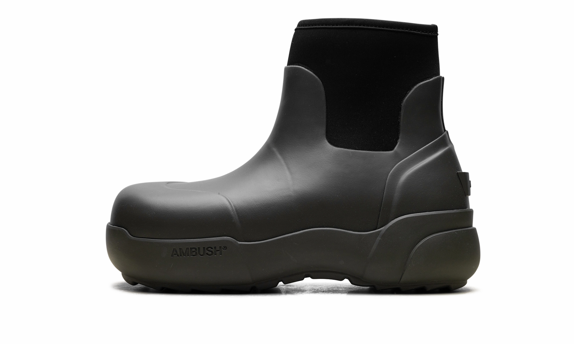 Sock Fit Ankle Boots AMBUSH RUBBER ANKLE BOOT SHOES GREEN "Green"