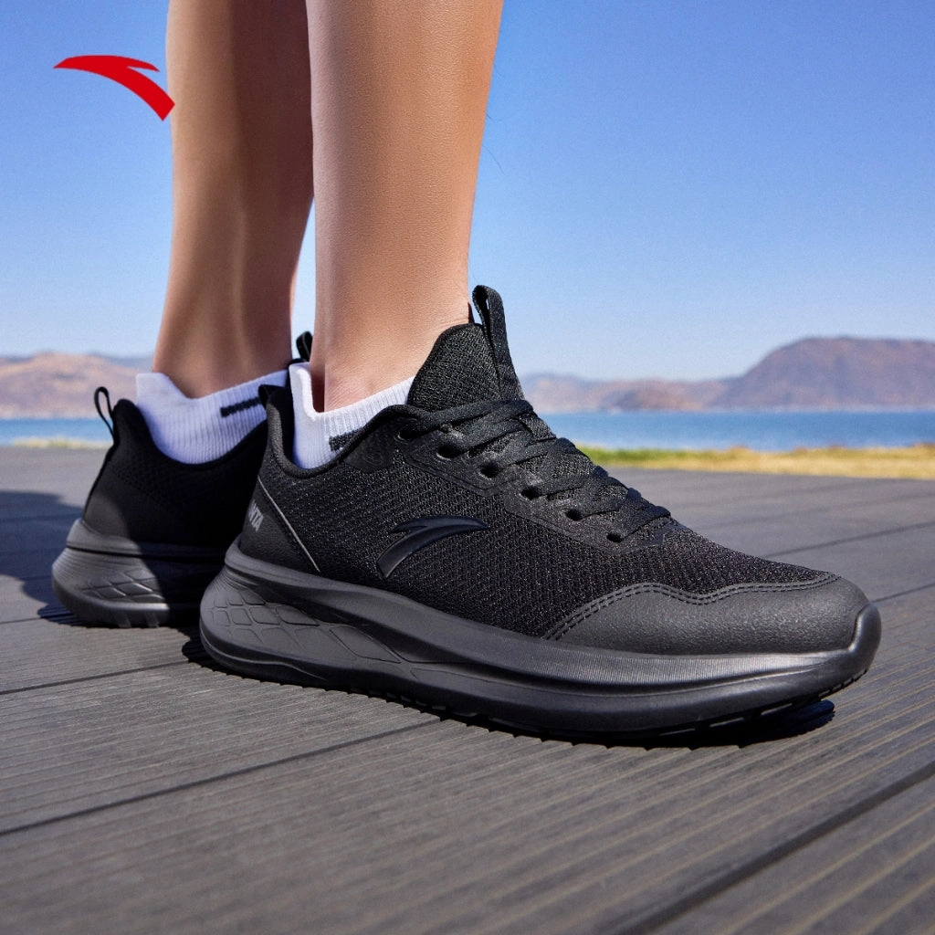 Best Boots On Ice And Snow ANTA Men ANTA RUNNING Running Shoes 9124E5513-4 -Black (Kasut Larian Lelaki)