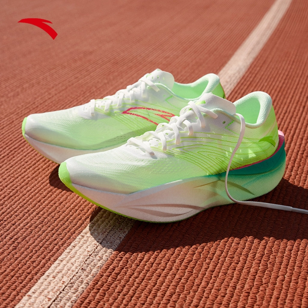 ANTA Men C202 6 Running Shoes 1125A5575-2 -White/Green/Green (Kasut Larian Lelaki) Copa Icon Fg Firm Ground Soccer Cleats