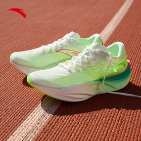 Cheap Soccer Cleats Ebay ANTA Men C202 6 Running Shoes 1125A5575-2 -White/Green/Green (Kasut Larian Lelaki)