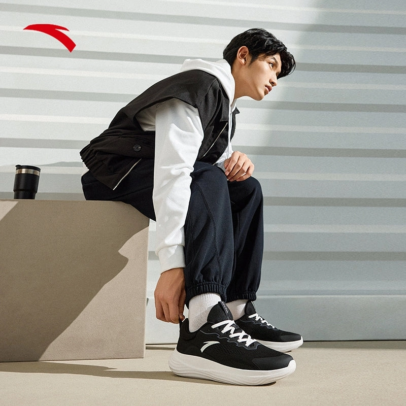 Best Snow Boots Walking ANTA Men EBUFFER Lite Cross-Training Shoes 9125C7713-2 -BLACK (Kasut Sukan Lelaki)