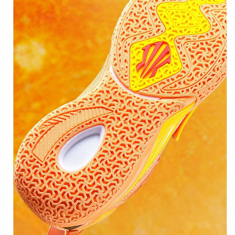 Snow Leopard Print Boots ANTA Men KAI 1 SUN BASKETBALL SHOES 1124D1113-10 - Orange (Kasut Irving)