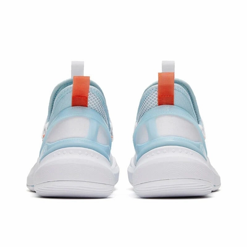 ANTA Men KT FLY Basketball Shoes 1124E1606-1 -White/Light Steel Blue (Kasut Bola Keranjang Lelaki) Soccer Cleat Vs Baseball Cleat