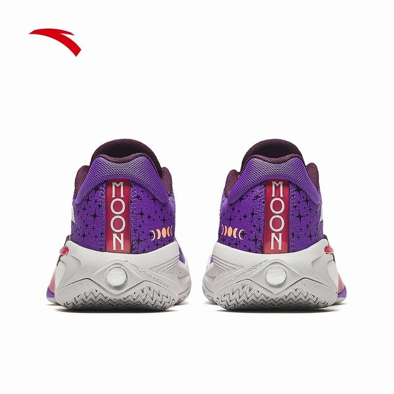 Lacrosse Vs Soccer Cleats ANTA Men Kuang Ao BASKETBALL SHOES 1124C1106-6 -Purple/Red/Purple (Kasut Bola Keranjang)
