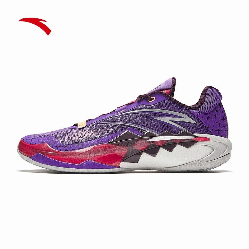 ANTA Men Kuang Ao BASKETBALL SHOES 1124C1106-6 -Purple/Red/Purple (Kasut Bola Keranjang) Superfly Club Mg Multi-ground Soccer Cleats