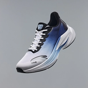 ANTA Men Shock Running Shoes 9125A5511-4 -Grey/Blue/Black Bench Snow Boots