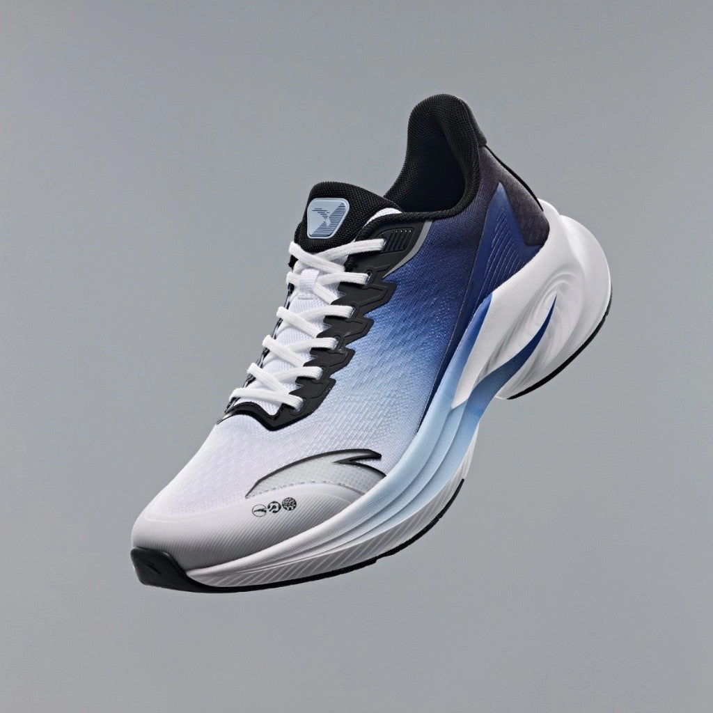 ANTA Men Shock Running Shoes 9125A5511-4 -Grey/Blue/Black Best Traction Snow Boots