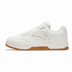 ANTA Men X-GAME SHOES 1124E8012-1 & 1124E8012-2 Sneakers/Casual Shoes -  Ivory White/Beige & White/Black  (Kasut Kasual) Metal Studs Soccer Cleats