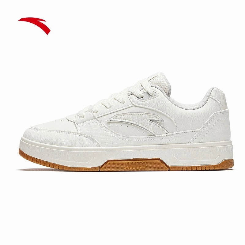 Soccer Cleats Jude Bellingham ANTA Men X-GAME SHOES 1124E8012-1 & 1124E8012-2 Sneakers/Casual Shoes -  Ivory White/Beige & White/Black  (Kasut Kasual)