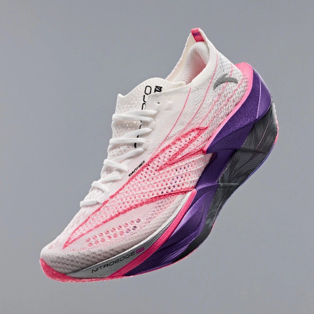 ANTA Women C202 6 PRO Carbon Plate Running Shoes 1224D5571-10 -White/Fluorescent Rose Red (Kasut Marathon Perempuan) Bogs Neo Classic Rain Boot