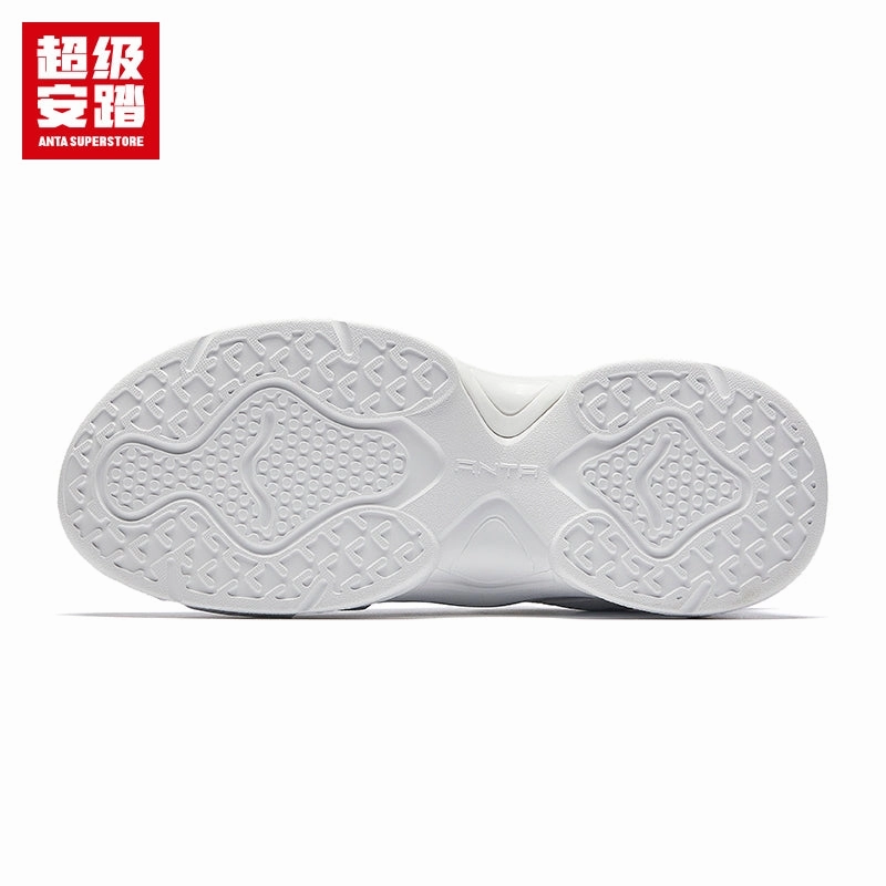 ANTA Women Casual Shoes 122438889U-5 -Pure White/Brocade Gray/Era Blue (Kasut Kasual Perempuan) Ikea Rain Boots