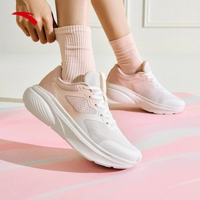 ANTA Women Cross Training Shoes 1225A7793-3 -Ivory White/Pink (Kasut Sukan Perempuan) Minecraft Snow Boots