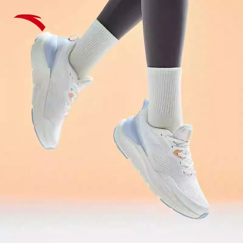 ANTA Women EBUFFER 8.0 Cross Training Shoes 1224E7718-1 -Papyrus White Kasut Sukan Perempuan) Winter Snow And Rain Boots