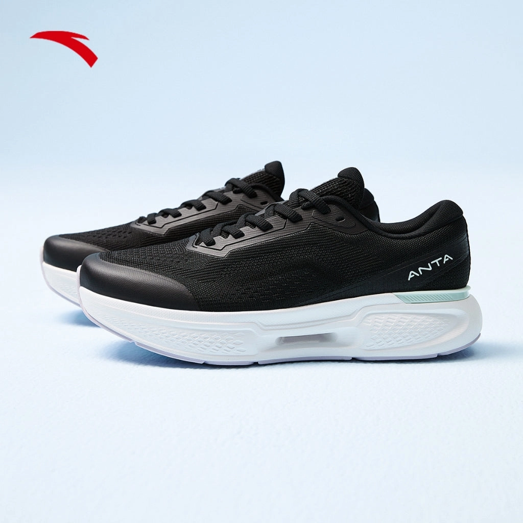 Rain Boots Size 7.5 ANTA Women EBUFFER Cross-Training Shoes 1225B7718-1 -Black/Green (Kasut Sukan Perempuan)