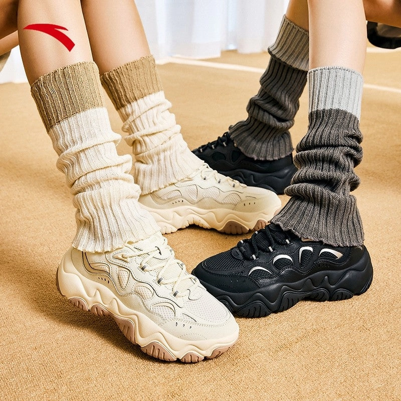 Heeled Rain Boot ANTA  Women Firefly Casual Shoes 1225A8853-4 -BLACK/SILVER (Kasut Kasual Perempuan)