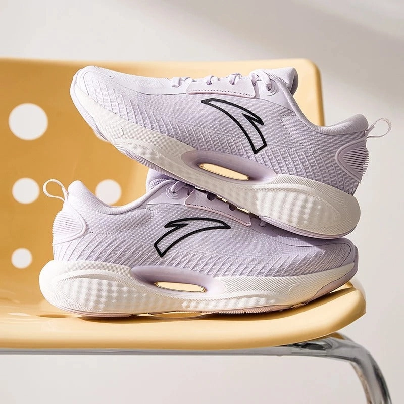 Snow Boot Stores Near Me ANTA Women Rebound Running Shoes 122515556U-3 -Misty purple (Kasut Larian Perempuan)