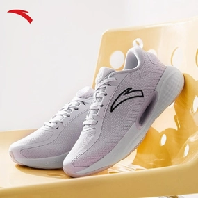 Cleated Snow Boots ANTA Women Rebound Running Shoes 122515556U-3 -Misty purple (Kasut Larian Perempuan)