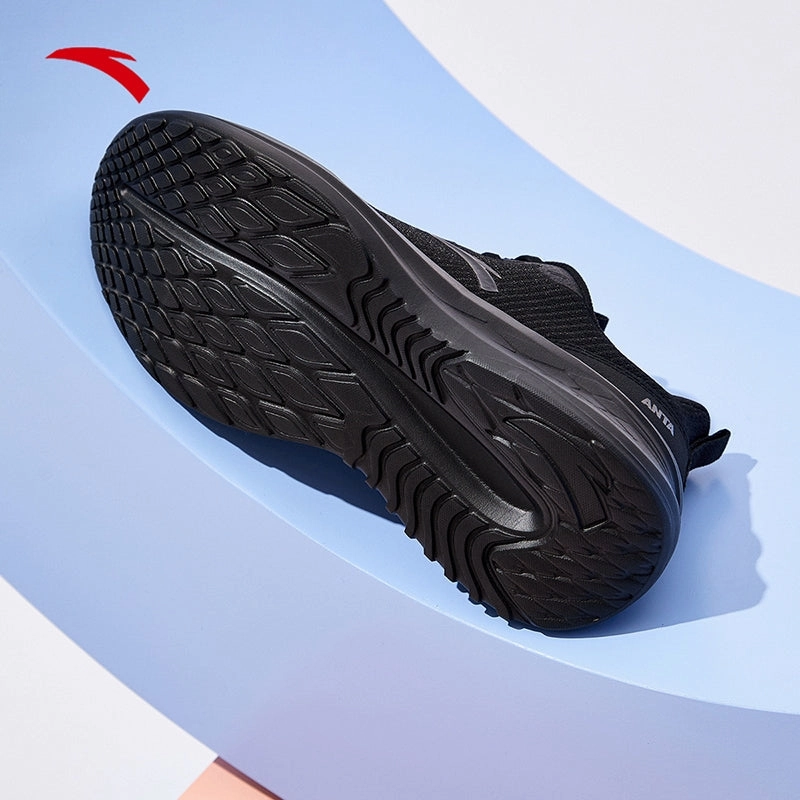 Knee Snow Boots ANTA Women Running Shoes 9224E5513-4 -Black (Kasut Larian Perempuan)