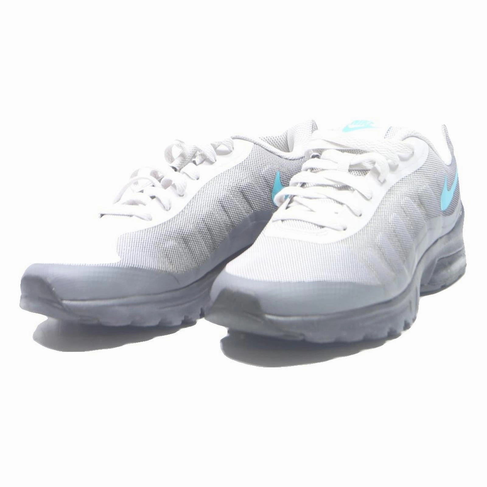 NIKE Air Max Mens Trainers Grey & Blue Synthetic UK 6 Cushioned Comfort Sell Nike Shoes