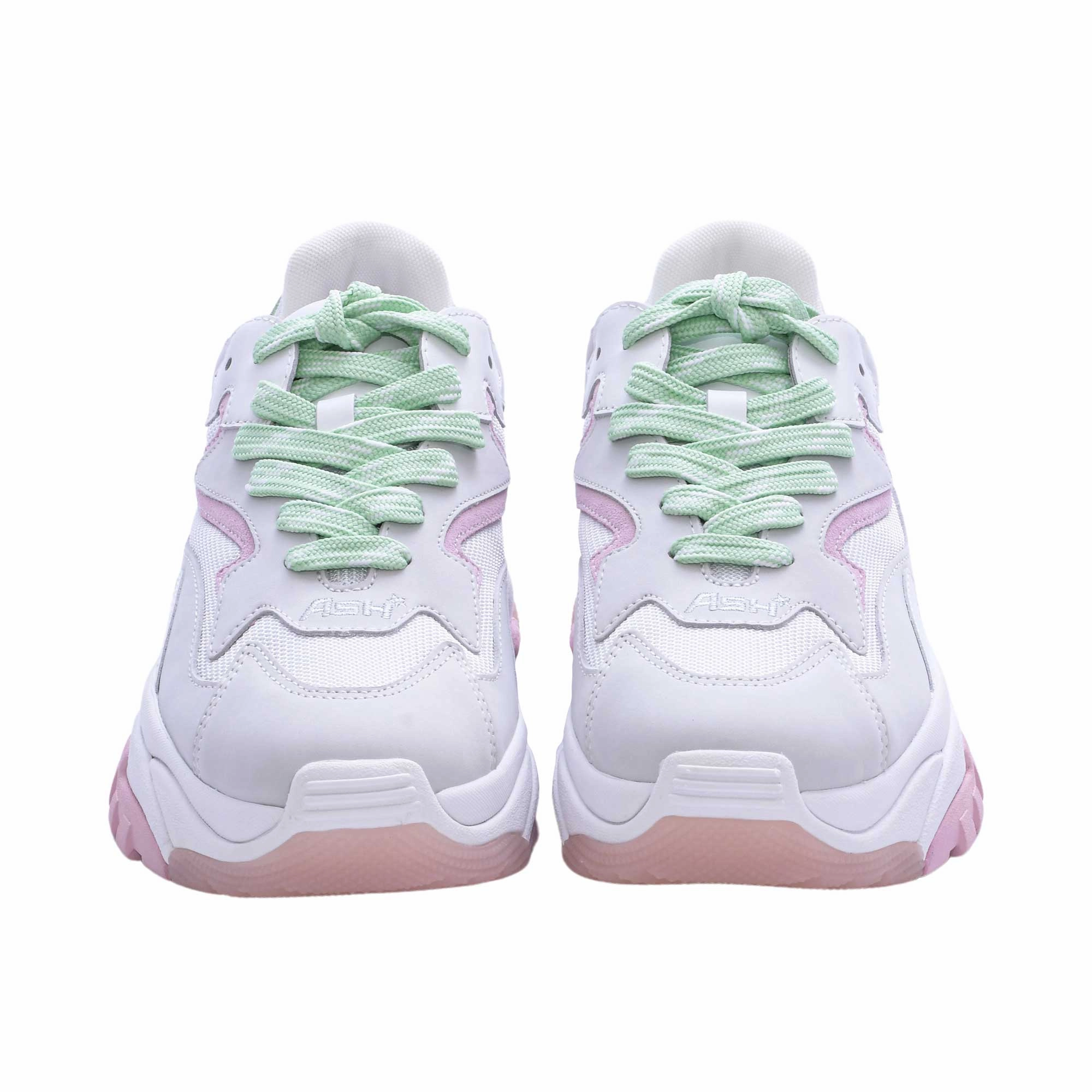 Silver Sneakers ASH Women's Pearl/White/Crystal Sneaker